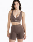 Brassière Crossed Back - Mocha