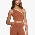 Top Asymétrique Retro - Deep Cocoa