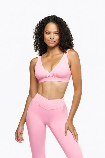 Brassière Crossed - Pink Blush
