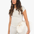 Top Core Manches Courtes - Soft Beige