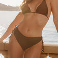 Bas de Bikini Tide - Burnt Cocoa