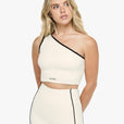 Top Asymétrique Retro - Soft Pearl