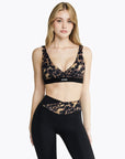 Brassière Crossed - Blurry Leopard