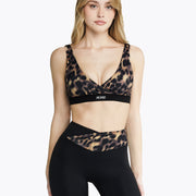 Brassière Crossed - Blurry Leopard