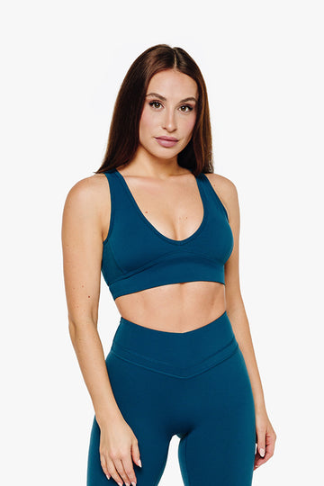 Brassière Crossed Back - Deep Sea