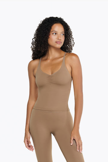 Débardeur Brassière Crush - Café Latte