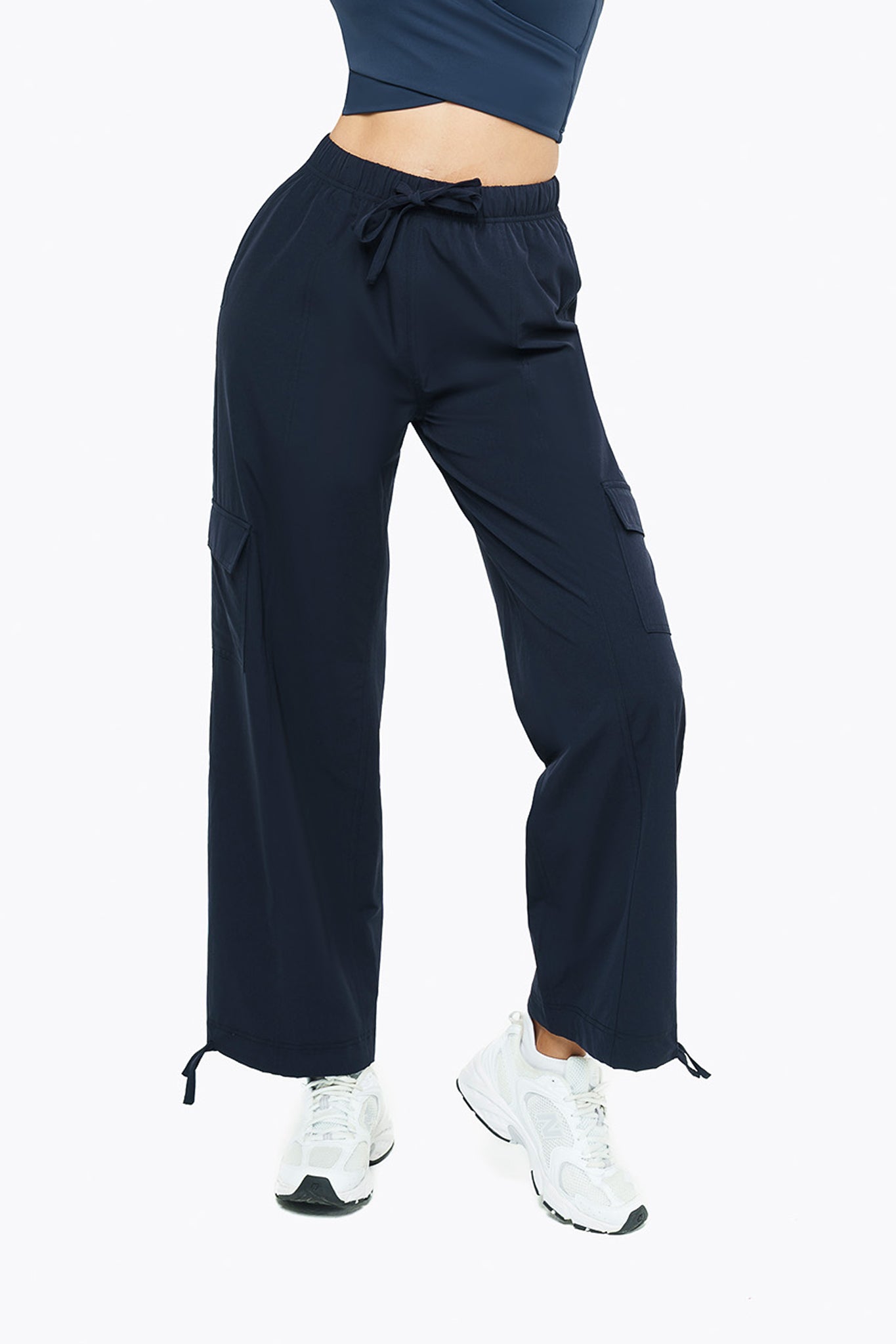 Pantalon Cargo - Blue Petrol