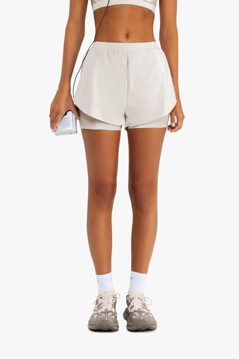 Short 2in1 Mesh - Coconut
