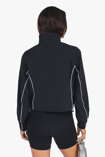 Coupe Vent Zip Tech Retro - Black