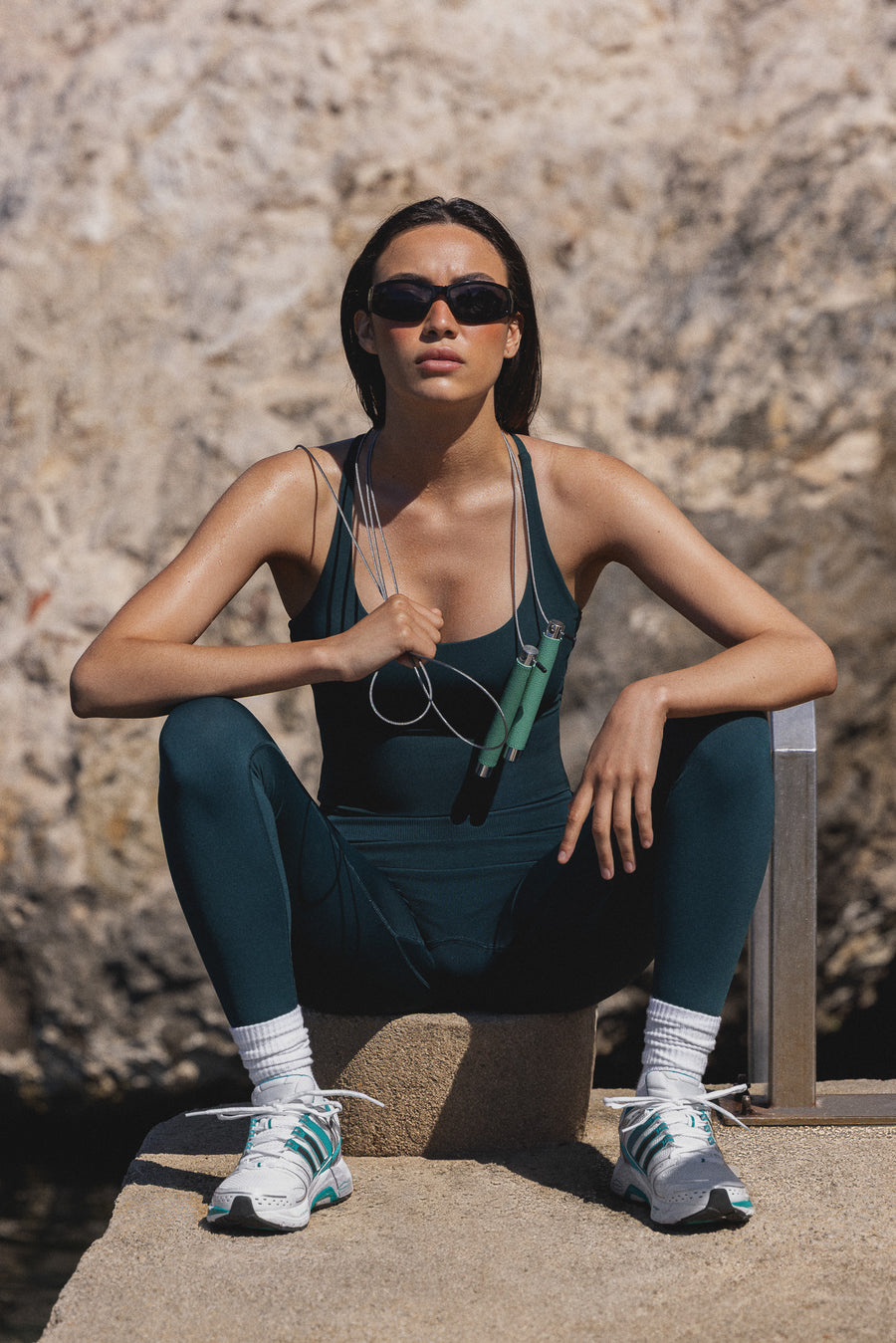 Contour Sculpt Leggings - Deep Mist