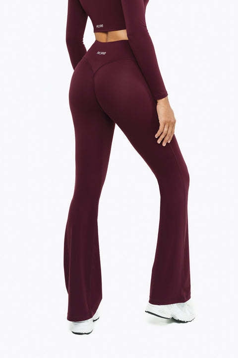 Flare Crossed Sculpt - Deep Purple