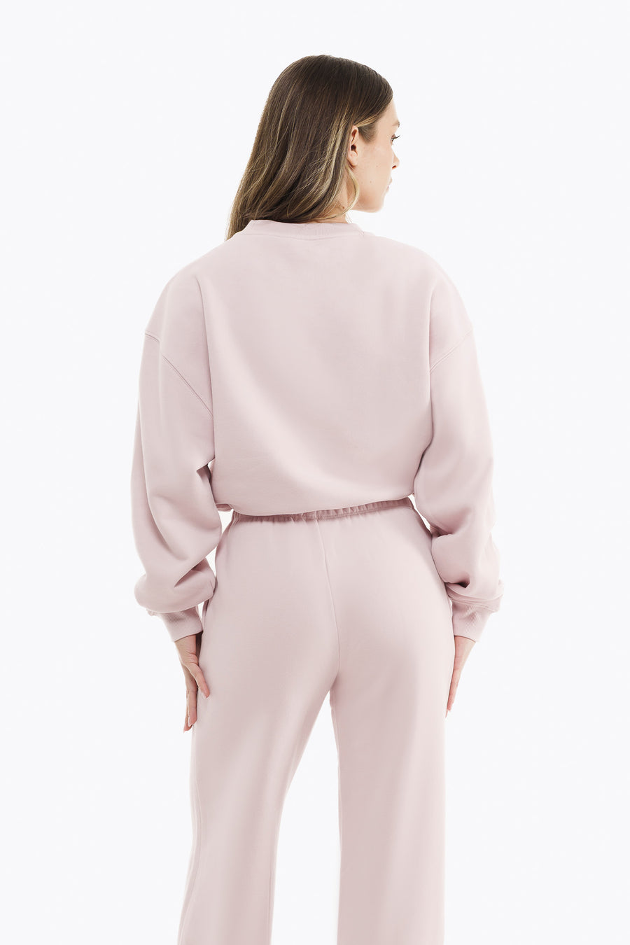 IVY Crop Sweatshirt - Cotton Candy