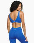 Brassière Crossed - Royal Blue