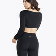 Top Crush Manches Longues - Black