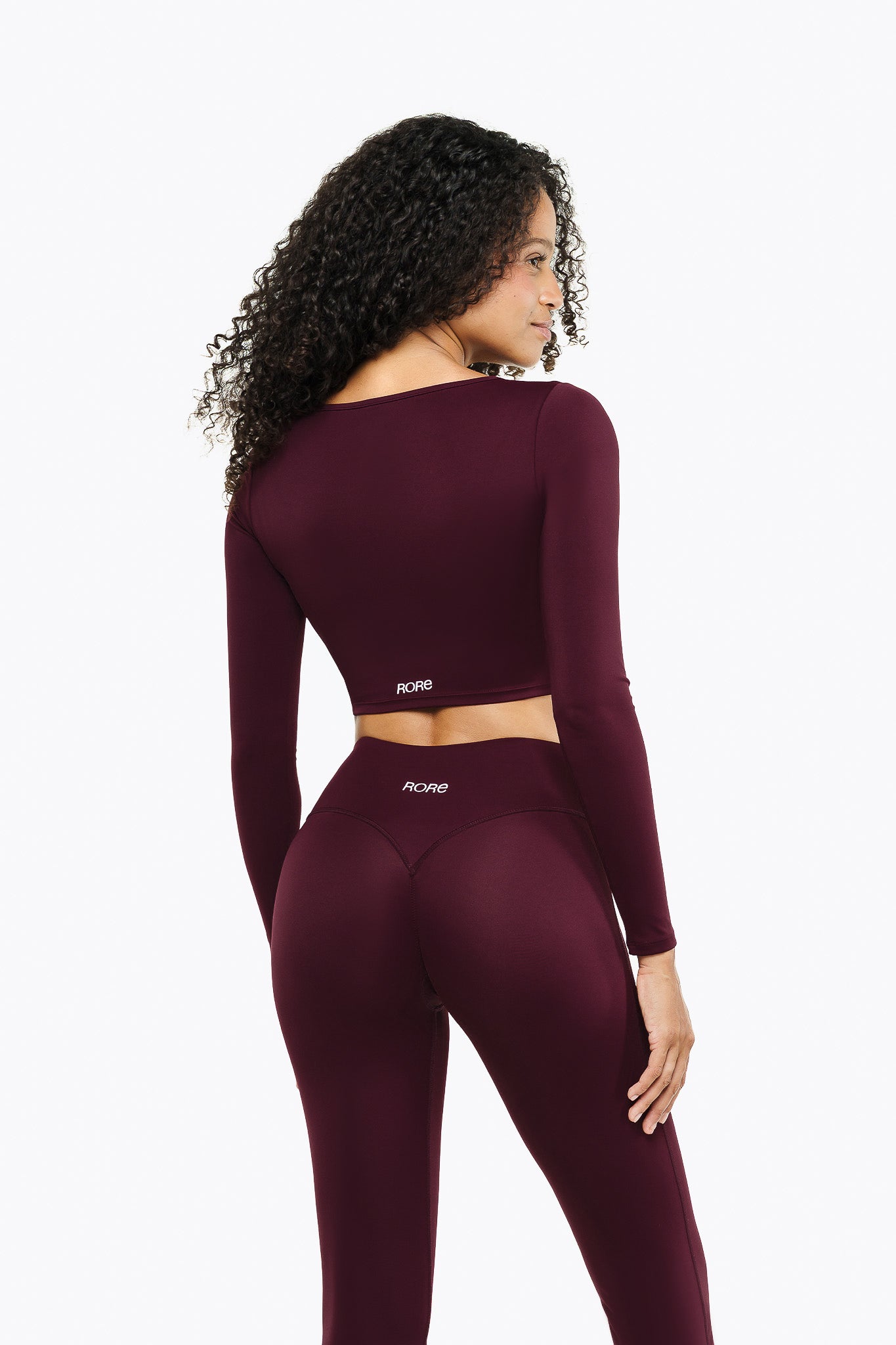 Top Crossed  Manches Longues- Deep Purple