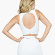 Brassière Crossed Back - White