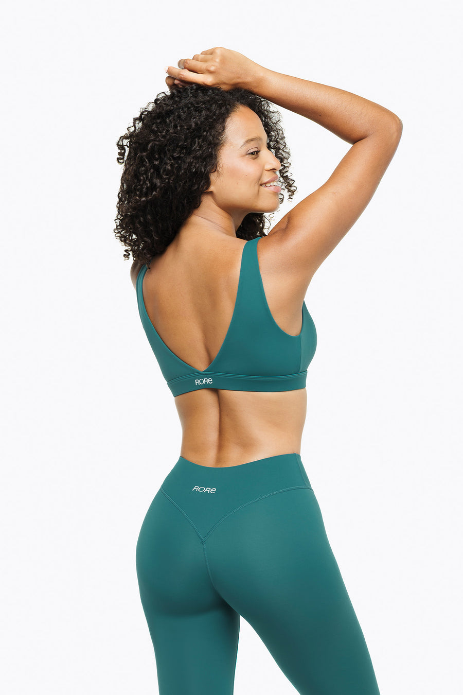 Brassière Crossed - Deep Teal
