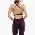 Combinaison Flare Lace - Velvet Plum