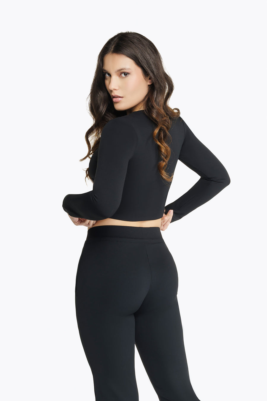 Long Sleeve Muse Top - Black