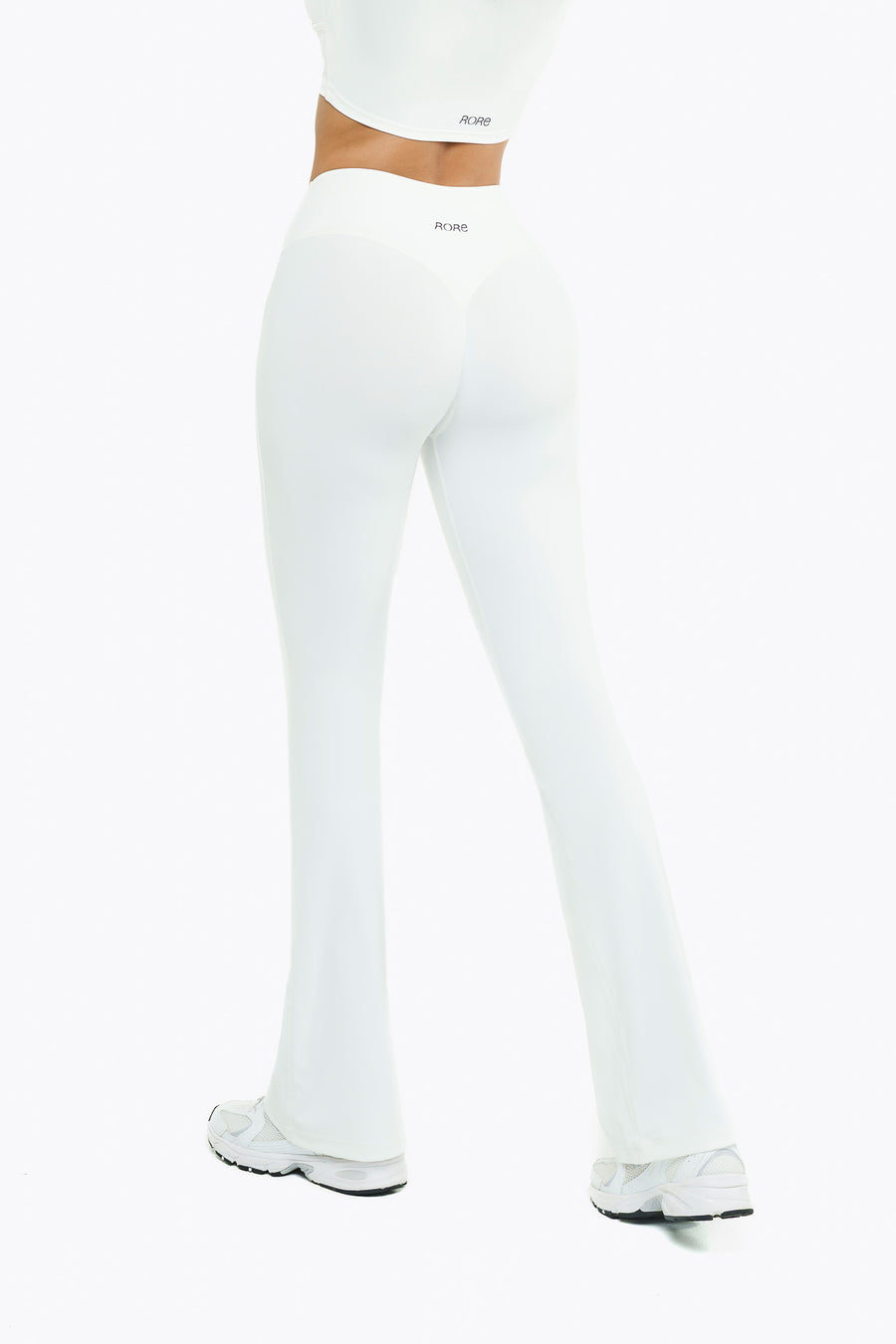Flare Crossed Sculpt - White