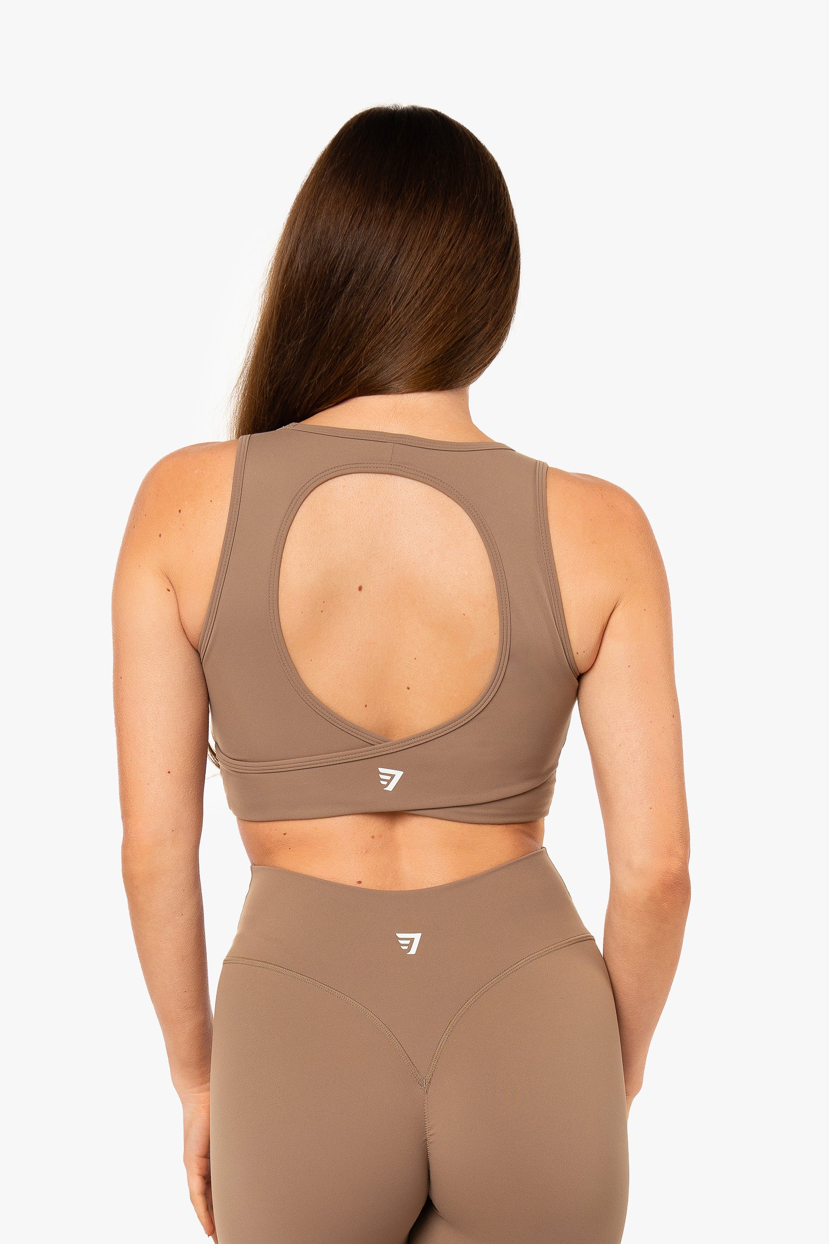 Brassière Crossed Back - Café Latte