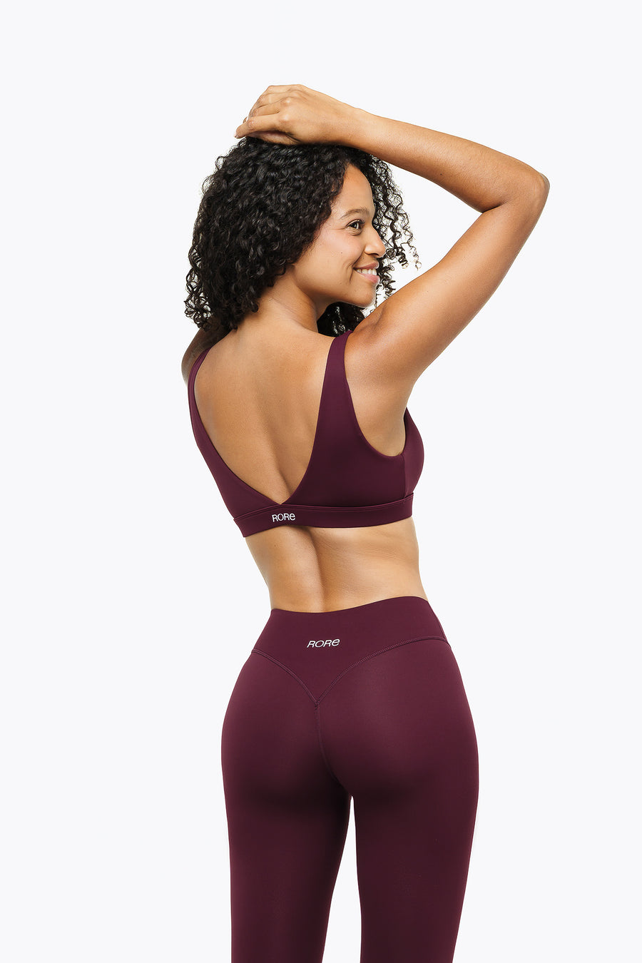 Cross-Back Sports Bra - Deep Purple