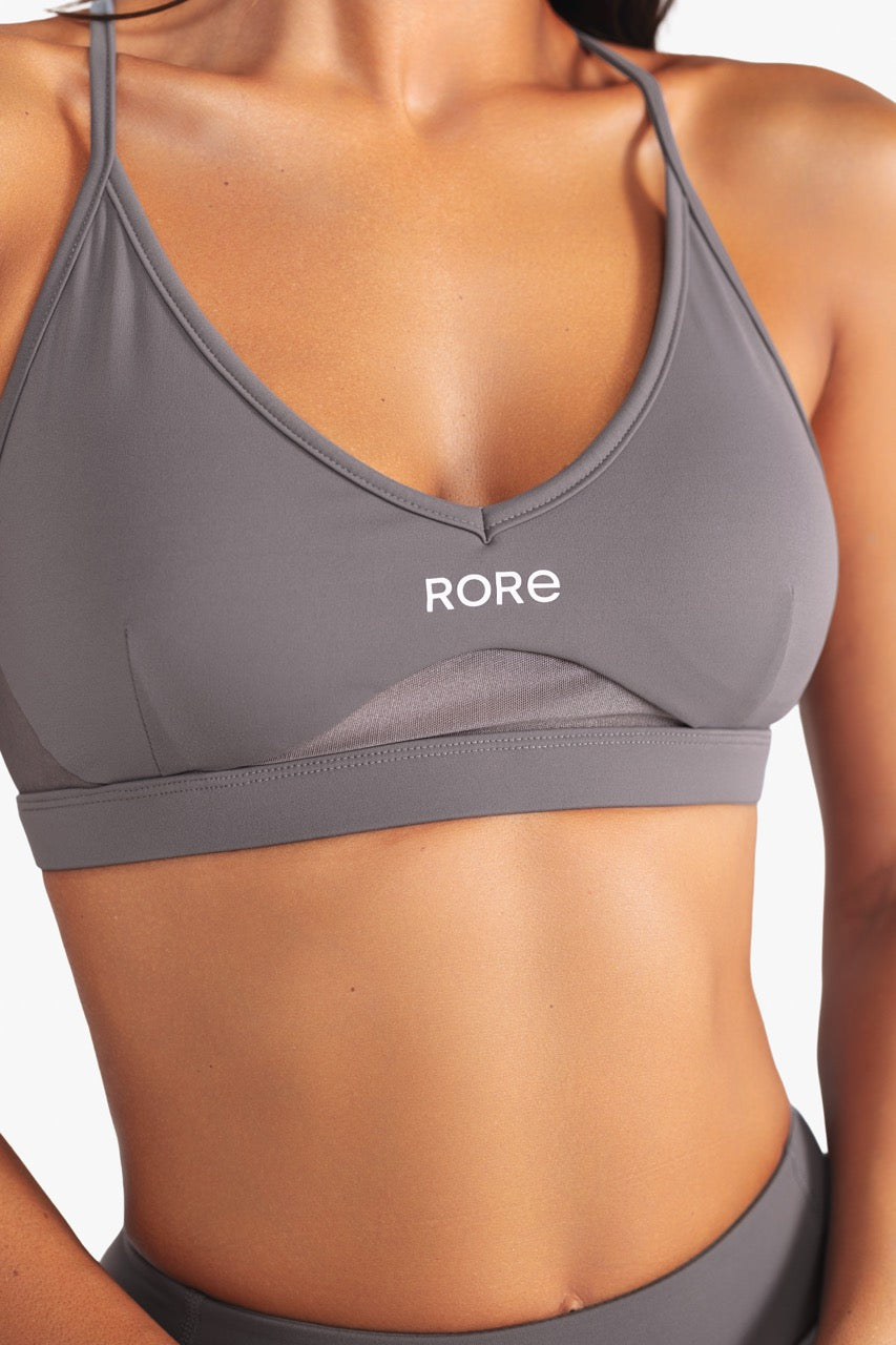 Brassière Power Mesh - Urban Grey