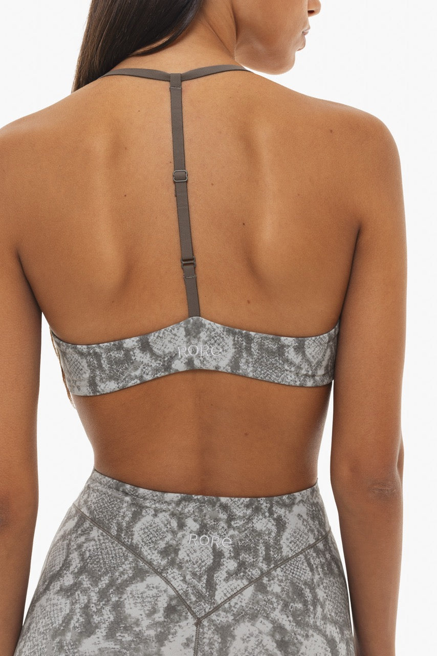 Brassière One Strap Curve - White Snake
