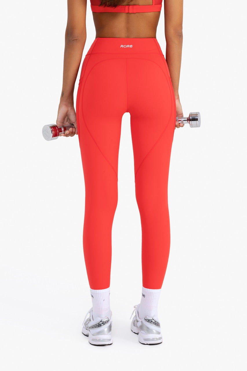 Power Mesh Leggings - Watermelon