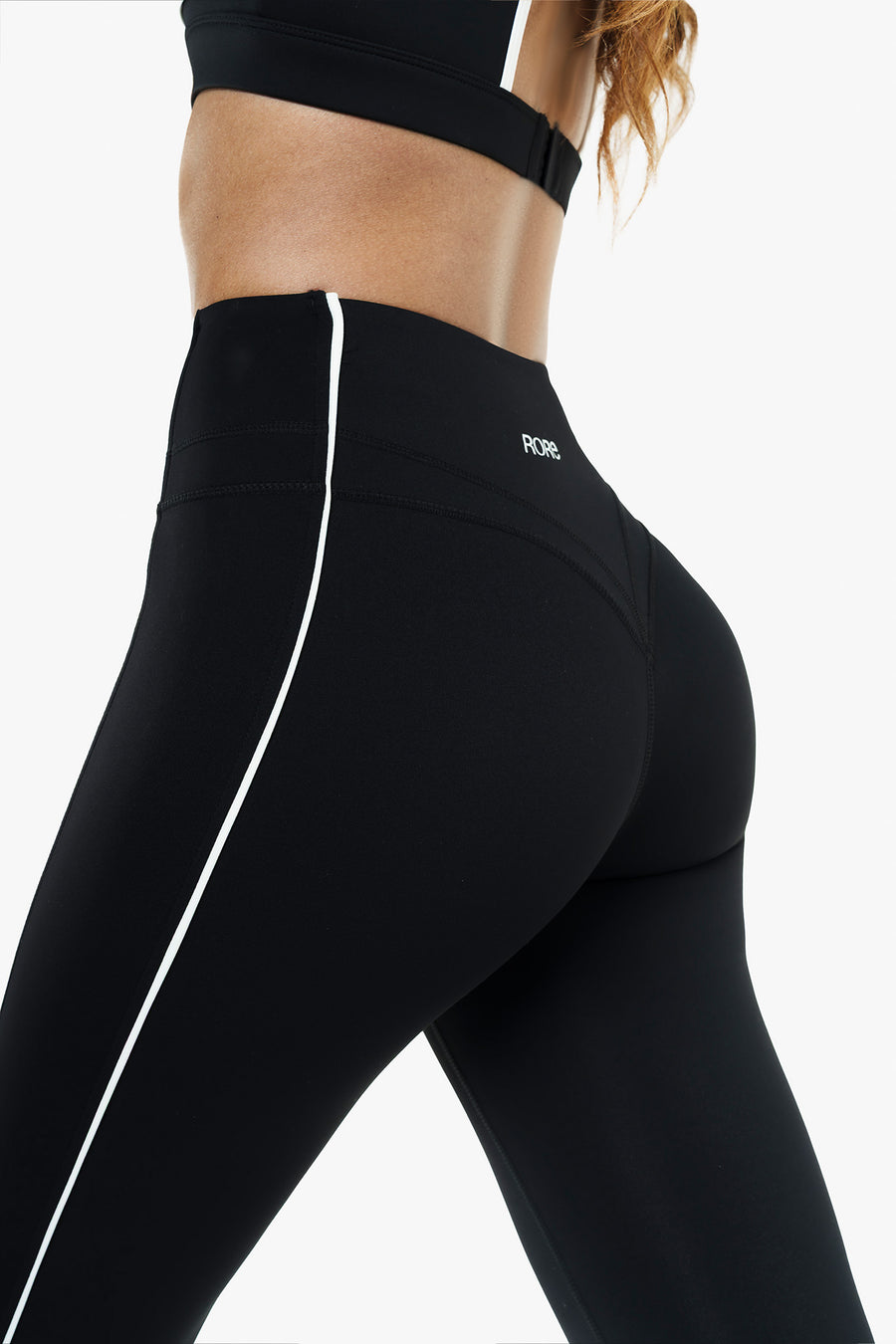 Retro Contour Lift Leggings - Black