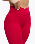 Legging Crossed Lift - True Red