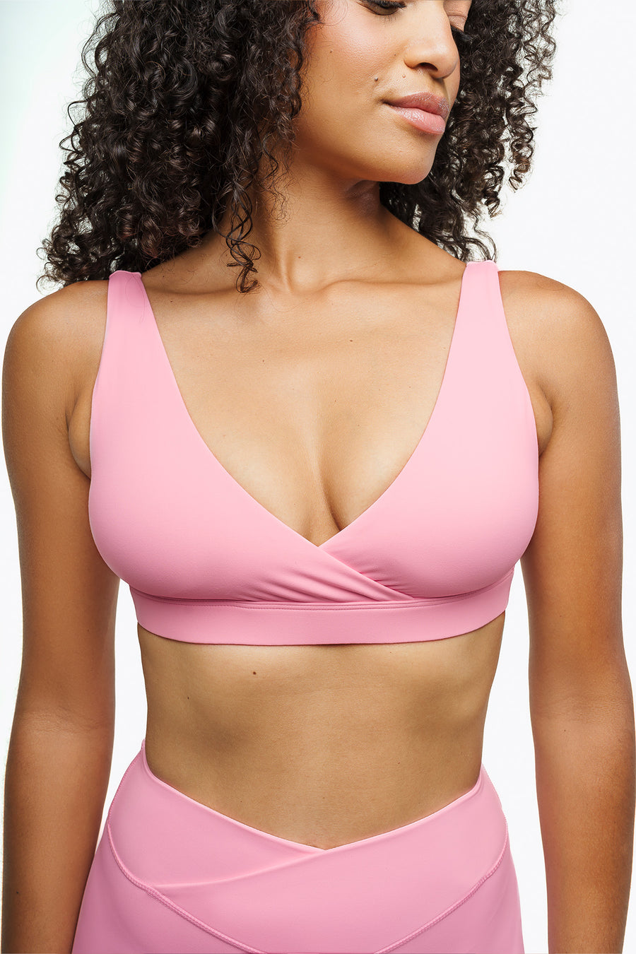 Brassière Crossed - Pink Blush
