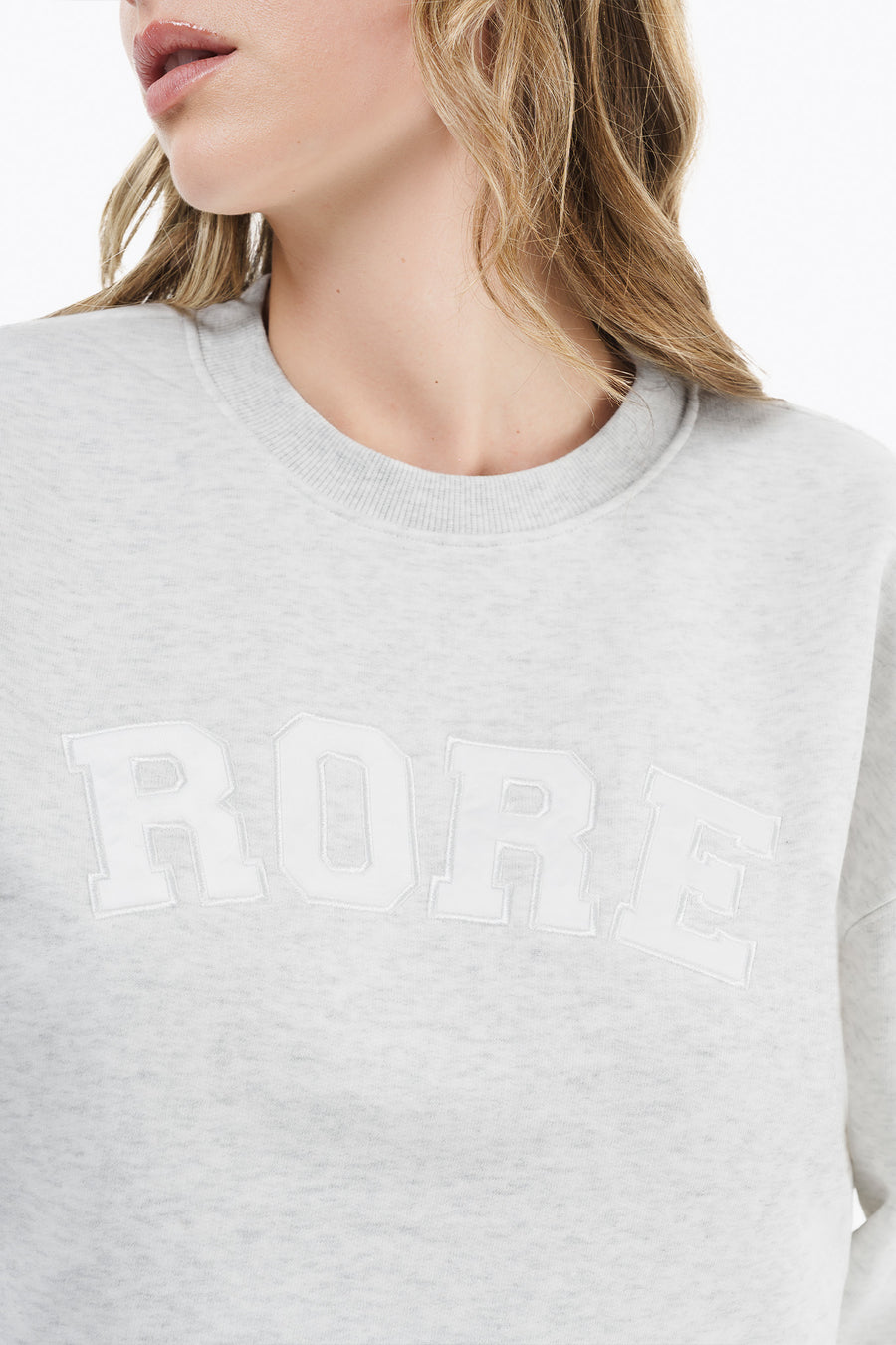 IVY Crop Sweatshirt - Cloudstone