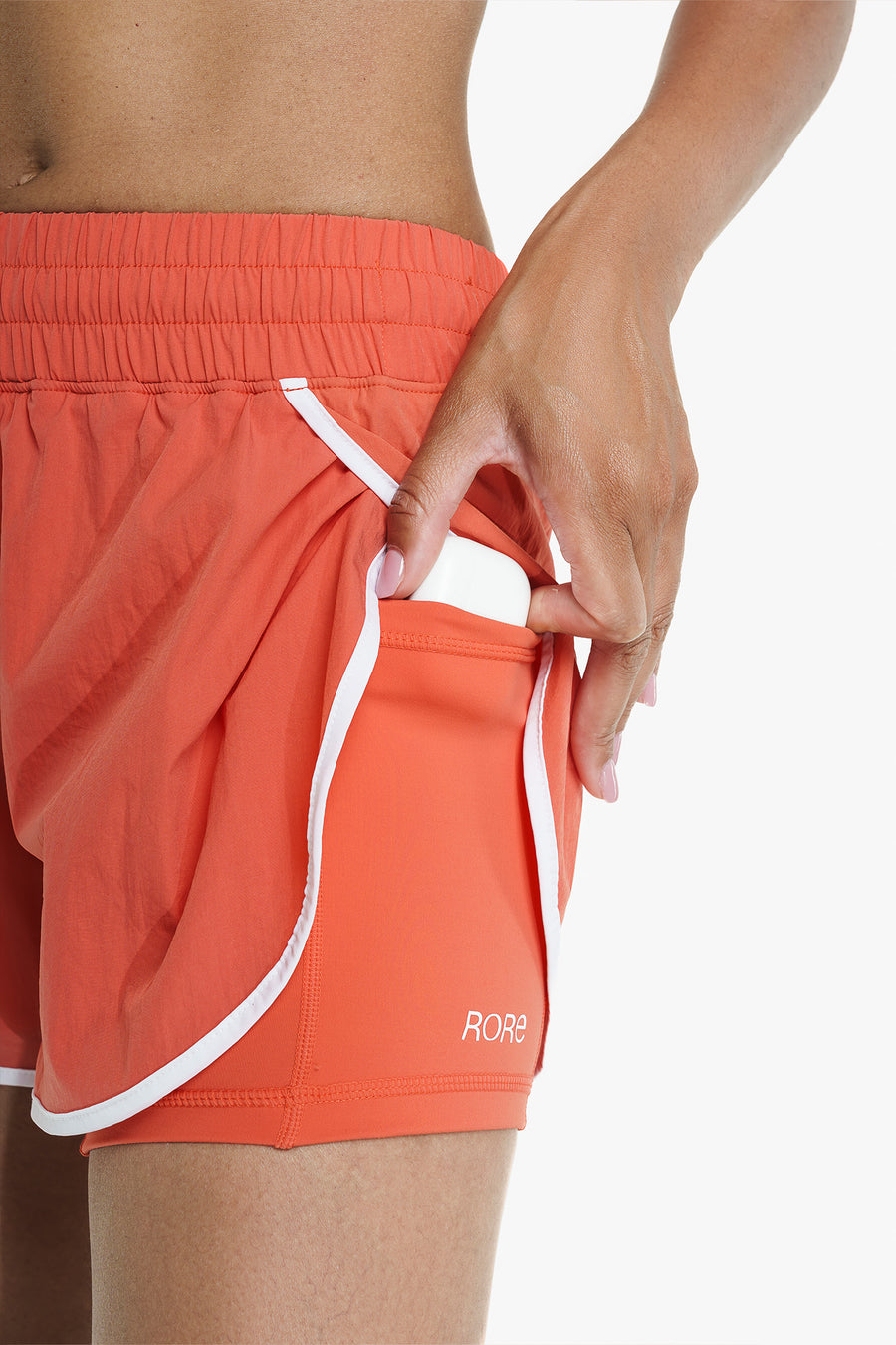 Short 2in1 Retro - Golden Peach