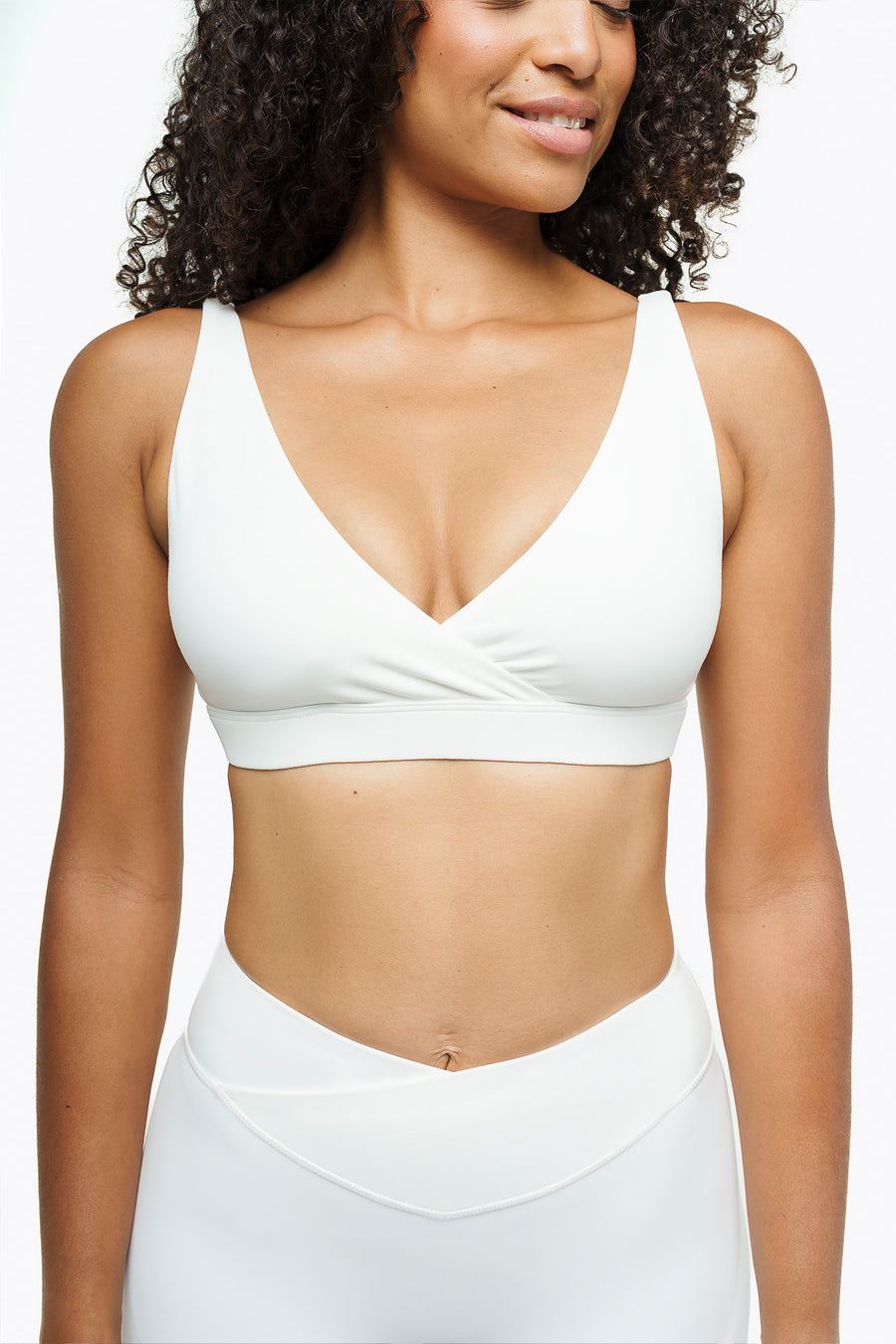 Brassière Crossed - White