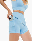 Jupe 2in1 Crossed Sport - Lagoon Mist