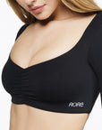 Top Crush Manches Longues - Black
