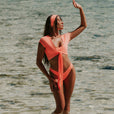Cache Coeur Fiora - Coral Pop