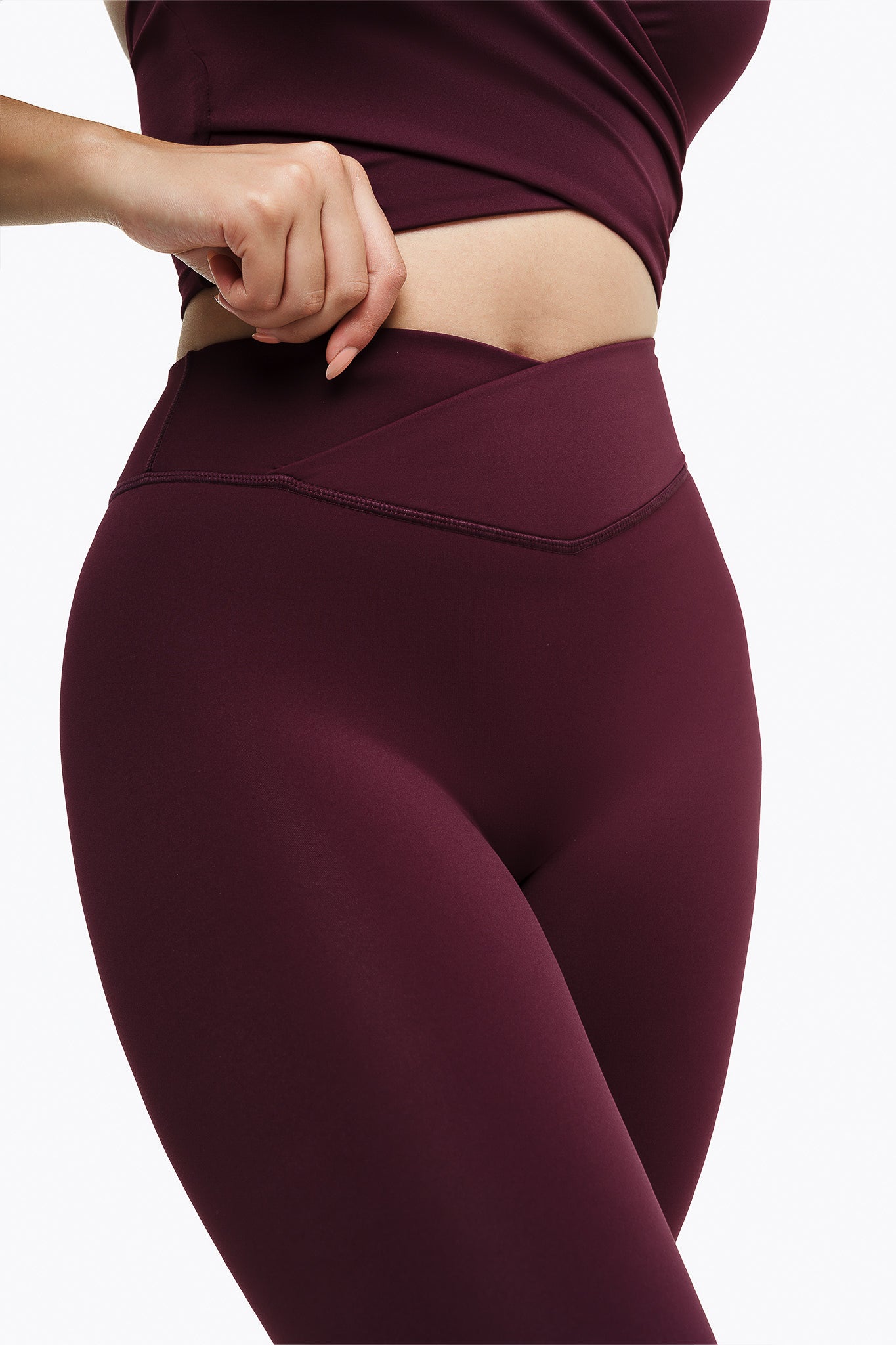 Capri Crossed Lift - Deep Purple