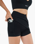 Jupe 2in1 Crossed Sport - Black