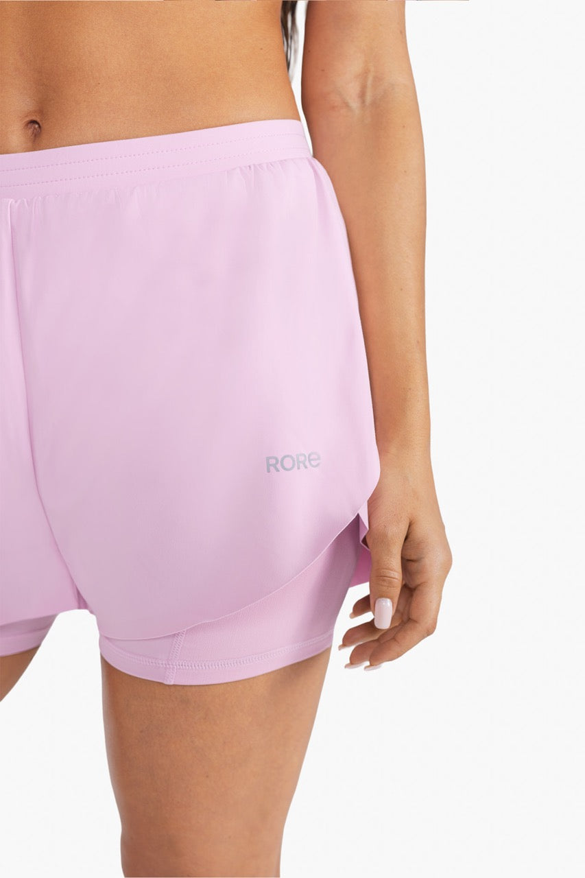 Short 2in1 Mesh - Petal Pink