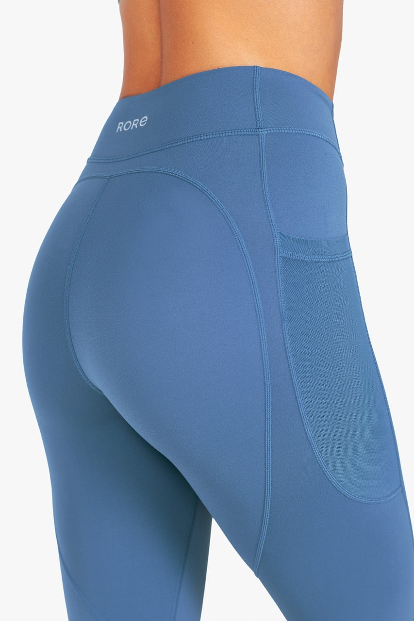 Legging Power Mesh - Steel Blue