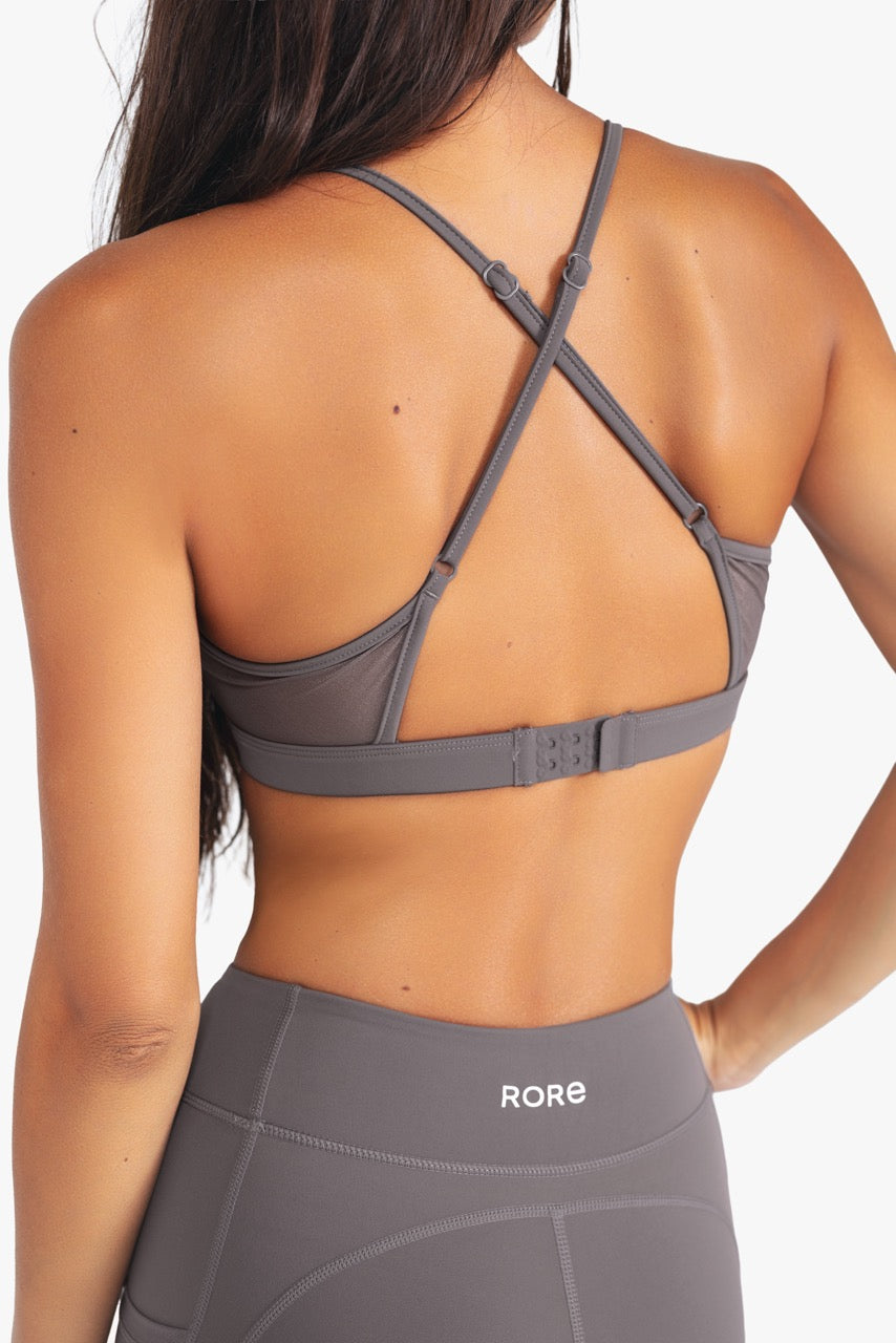 Brassière Power Mesh - Urban Grey