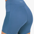 Short Power Mesh - Steel Blue