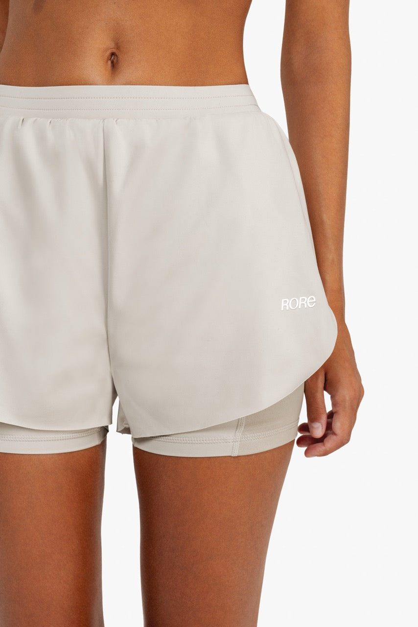 Short 2in1 Mesh - Coconut
