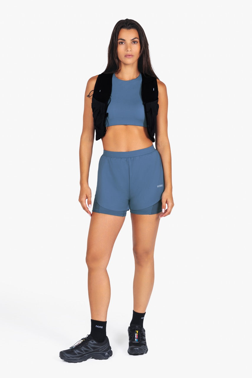 Short 2in1 Mesh - Steel Blue