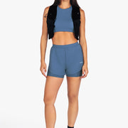 Short 2in1 Mesh - Steel Blue