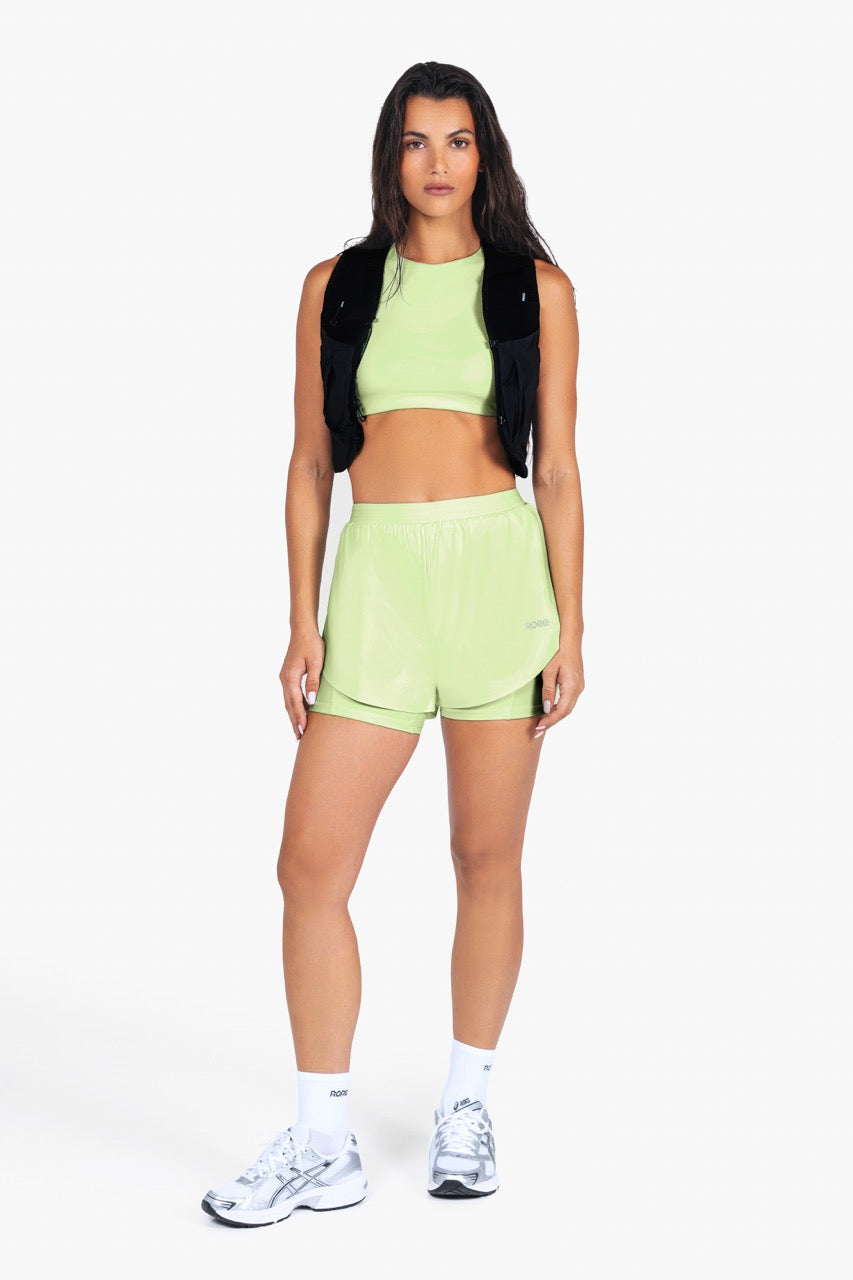 Short 2in1 Mesh - Fresh Lime