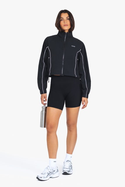 Coupe Vent Zip Tech Retro - Black