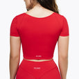 Top Square Manches Courtes - True Red